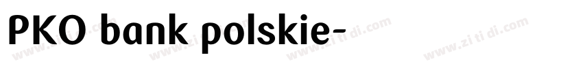 PKO bank polskie字体转换